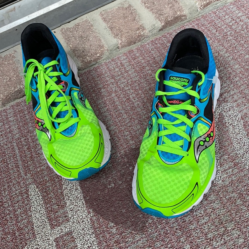 He’s gone for a run wearing his Saucony’s! 🏃‍♂️